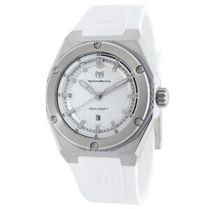FX04344B NWT Technomarine Fashion Men's Quartz Plastic and Stainless Steel Authe